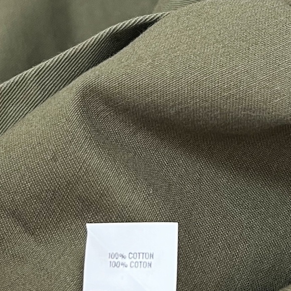 NWT Aerie Softest Utility Long Sleeve Twill Jumpsuit in Olive Green - Picture 6 of 6